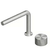 Смеситель для раковины Quadro design HB, сталь брашированная (15 31 AS)