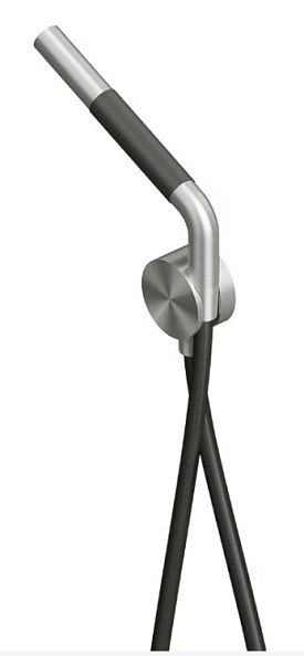 Ручной душ Quadro design 23, сталь брашированная (18 66 AS)