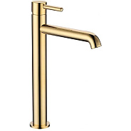 Смеситель для раковины высокий Grocenberg GB3029GO, золото