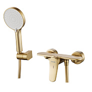 Смеситель для душа Shevanik S4716G, золотой сатин