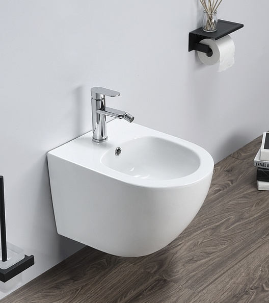 Подвесное биде Vincea Globo VB1-14S, цвет белый