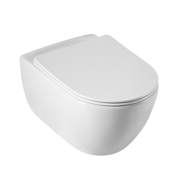 Чаша подвесного унитаза Cezares Comfort, белый (CZR-191-TH/BS)