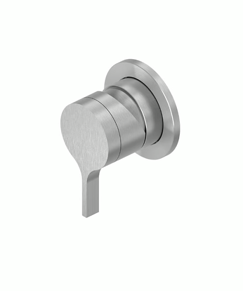 Смеситель для душа Quadro design Volcano, на 1 потребитель, сталь брашированная (36 43.00 AS)