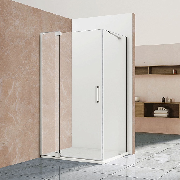 Душевой уголок Vincea Extra (VSR-1E111280CL) 1100/1200х800 мм, хром, стекло прозрачное