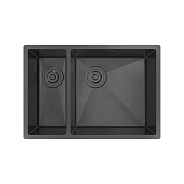 Кухонная мойка Rivelato 6444 1/5В-UN-R, pvd черный