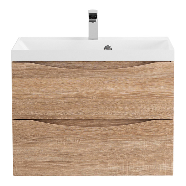База под раковину подвесная BelBagno Marino 600х500х450 мм, Rovere Bianco (MARINO-600-2C-SO-WO-P)