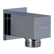 Шланговое подсоединение Splendy квадратный отражатель без держателя хром (AA215NSLCR)