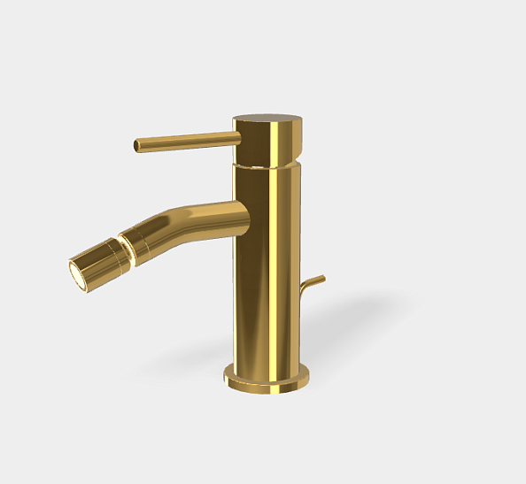 Смеситель для биде Fima Carlo Frattini Spillo Up, золото (F3032XSOR.2)