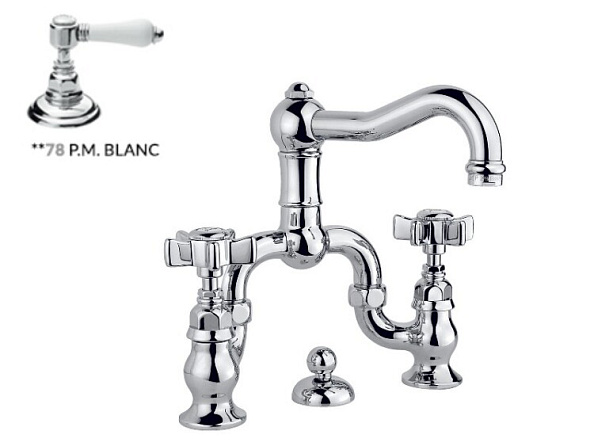 Смеситель для раковины Nicolazzi P.Mont Blanc, Bronzed Plated (1419 BZ 78)