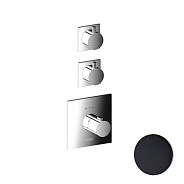 Смеситель для душа встраиваемый с термостатом Webert Elio EL971402560, черный