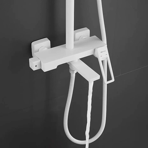 Душевая система Shevanik S6836C, белый