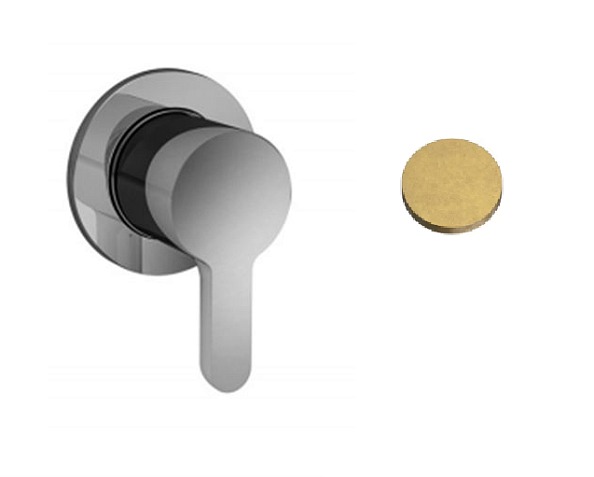 Смеситель для душа Fantini Icona Classic, на 1 потребитель, Pure Brass PVD (53 Q7 R063B)