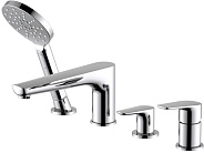 AQ1148CR БЕТТА смеситель на борт ванны на 4 отв.