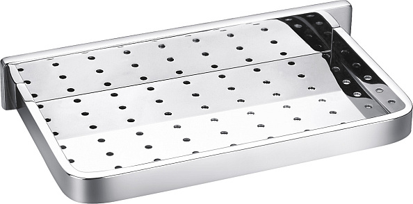 Мыльница Cezares Maxima, хром (CZR-F-8919A)