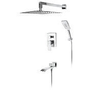 Душевая система встраиваемая Hansberge H6077C, хром