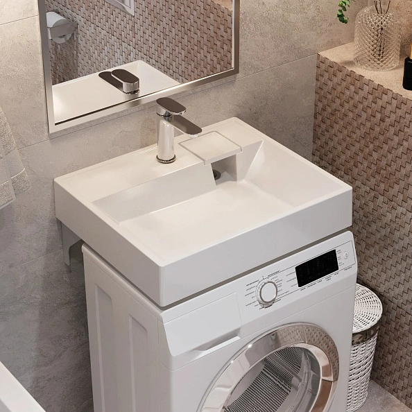 Раковина над стиральной машиной Paola Juno 500, белый