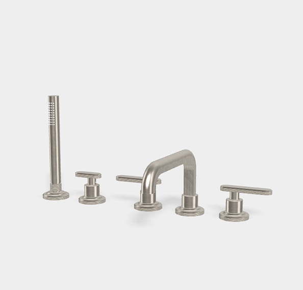 Смеситель для ванны и душа Fima Carlo Frattini Park Lane, никель брашированный (F1324SN)