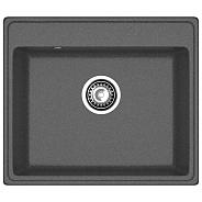 Кухонная мойка GranFest VERTEX 580, графит