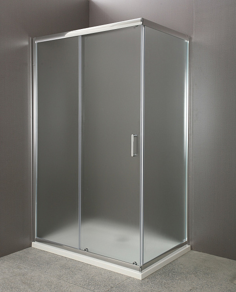 Душевой уголок BelBagno Uno 100x80x185 см, прямоугольный, хром (UNO-AH-1-100/80-P-Cr)