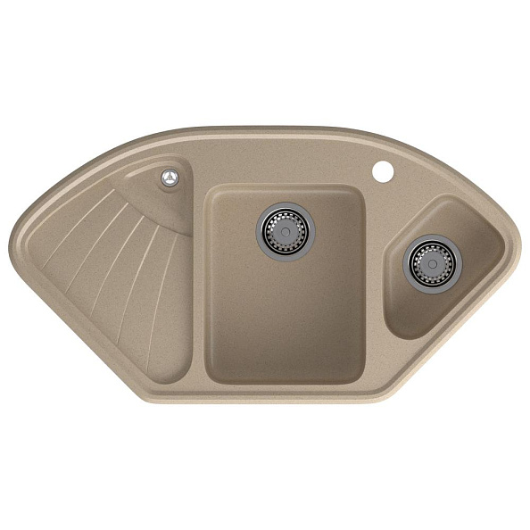 Кухонная мойка GranFest CORNER 1040E, песок