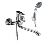 Смеситель для ванны FASHUN A2250BLACK, хром/черный