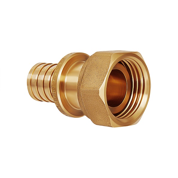 Переход с накидной гайкой на плоское уп. Hoobs, 25 x 3,5-G3/4" (HB-PEXNG-253534)