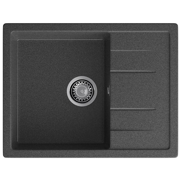Кухонная мойка GranFest QUADRO 650L, графит