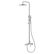Душевая система FRAP F2488, хром