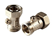 Набор нижнего подключения Royal Thermo прямой раздельный 3/4х3/4ЕК (белый) (RANPP13434WH)