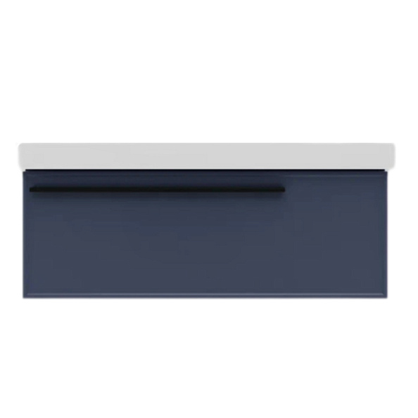 Тумба под раковину подвесная La Fenice Elba FNC-01-ELB-BG-100, синяя