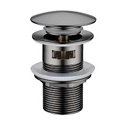 Донный клапан Maretti AC19P67660 с переливом, оружейная сталь