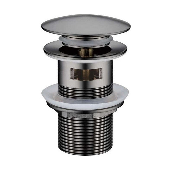 Донный клапан Maretti AC19P67660 с переливом, оружейная сталь