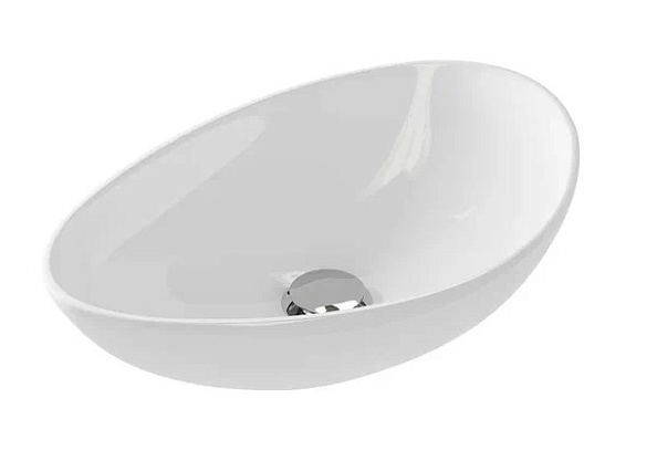 Раковина VIANT на столешницу MODUO 55 LEAF 0 отв. (63571)