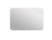 Зеркало Cersanit  LED 070 design pro 100x70 с подсветкой bluetooth часы с антизапотеванием прямоугол