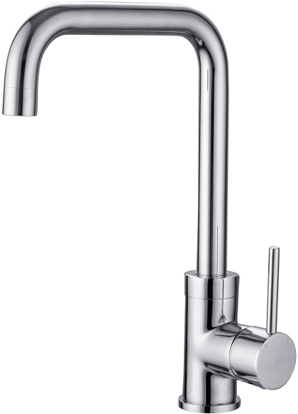 смеситель для кухни AQUATEK AQ1080CR, квадратный излив