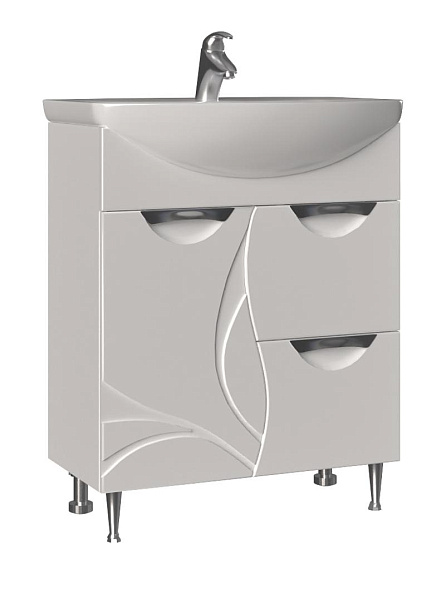 Тумба с раковиной напольная VIGO Callao tn.CAL.BAL.70.1D.2Y, 70 см