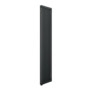 Стальной трубчатый радиатор Kohr Heim 2180/10 секций H01 с нижним подключением черный