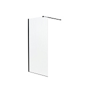 Душевая перегородка Knotlor WI100CG1BL 100х200, черный