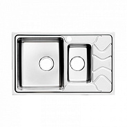 Мойка IDDIS Reeva S нержавеющая сталь шелк 1 1/2 чаша слева 780*480 (REE78SXi77)