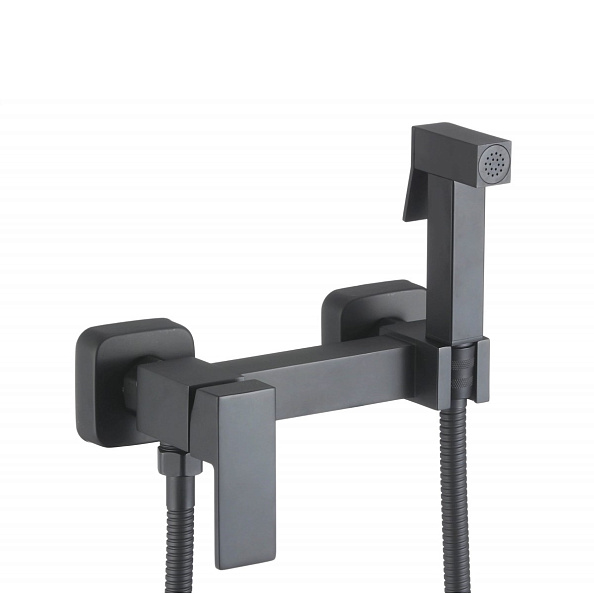 Гигиенический душ со смесителем D-Lin D180201-A, черный
