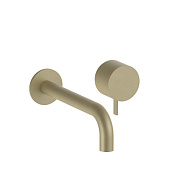 Смеситель для раковины Fantini AF/21, Matt British Gold PVD (27 P6 A713B)