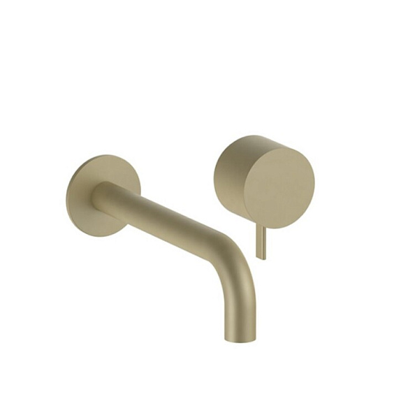 Смеситель для раковины Fantini AF/21, Matt British Gold PVD (27 P6 A713B)