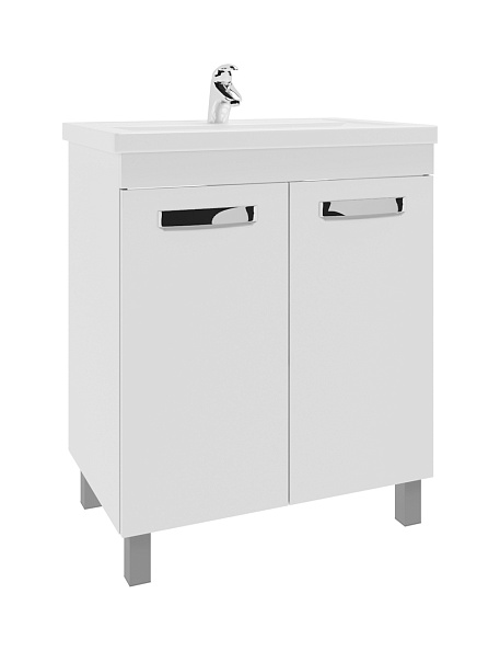 Тумба с раковиной напольная VIGO Plaza tn.PLA.FOS.70.2D, 70 см