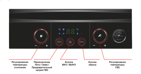 Котел газовый Navien HEATLUXE NGB210-16K (двухконтурный, закрытая камера сгорания)