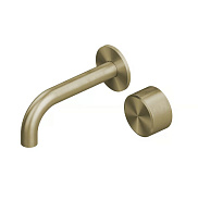 Смеситель для раковины Quadro design Stereo, золото светлое (16 10.00 OC)