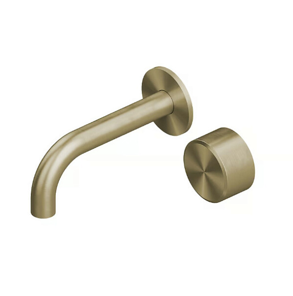 Смеситель для раковины Quadro design Stereo, золото светлое (16 10.00 OC)