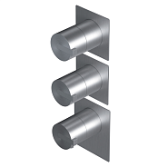 Смеситель для душа Ritmonio на 2 потребителя, Stainless Steel (PR52FC201BRXINOX)