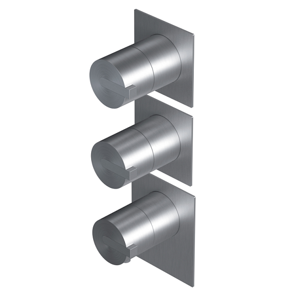 Смеситель для душа Ritmonio на 2 потребителя, Stainless Steel (PR52FC201BRXINOX)