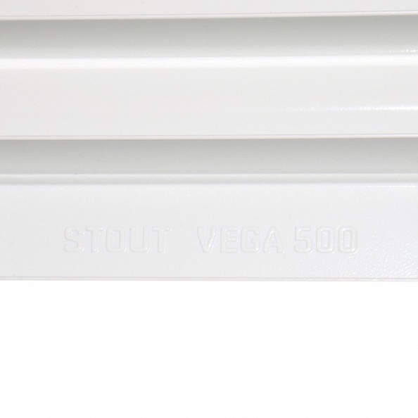 Радиатор алюминиевый Stout Vega 500 8 секций боковое подключение