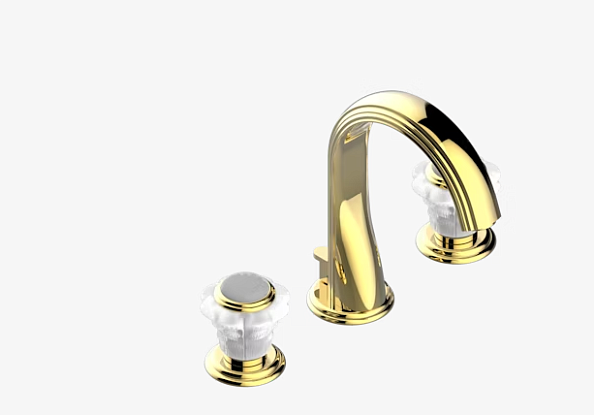 Смеситель для раковины THG Dahlia для мрамора, золото светлое (A41 F30 151M)